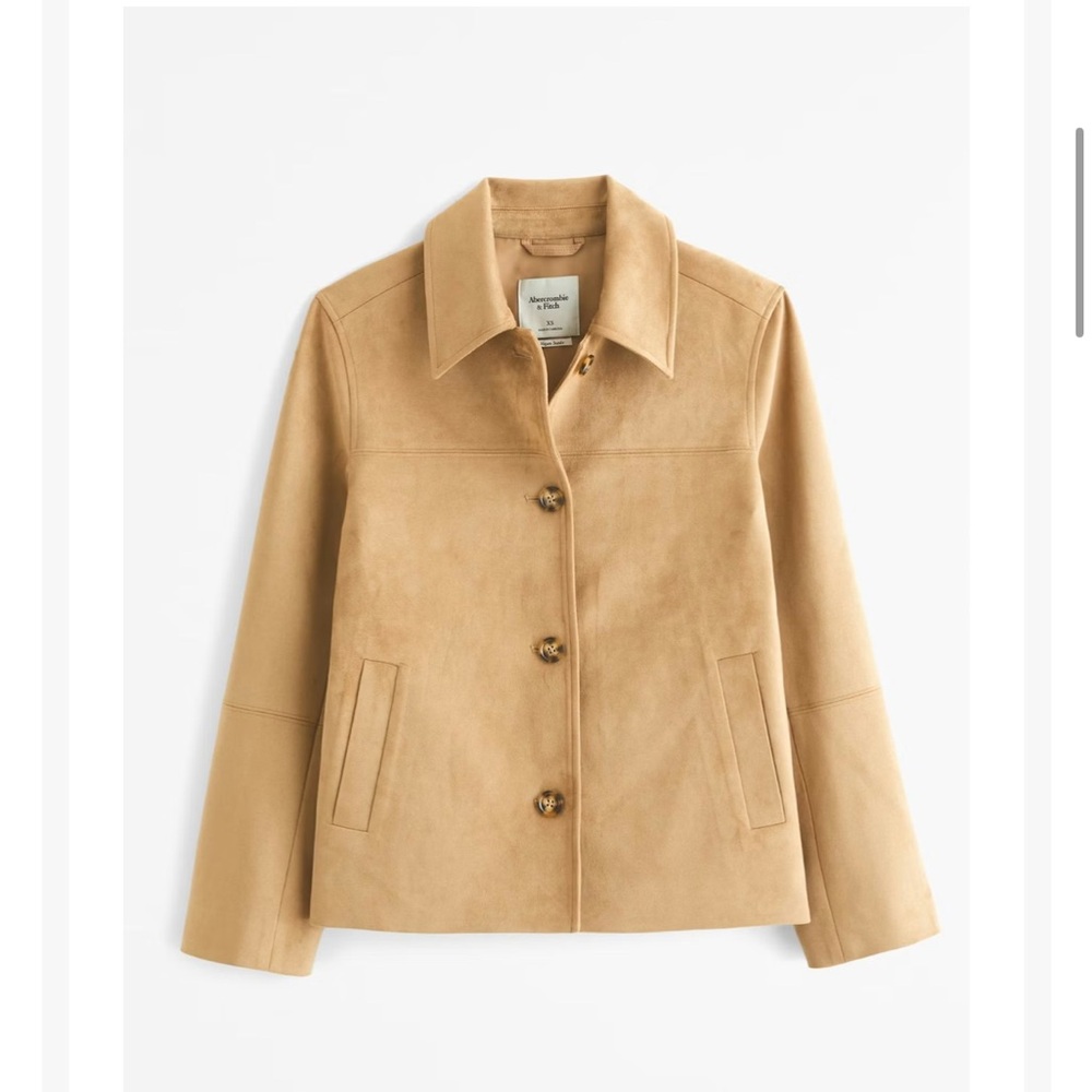Abercrombie & Fitch Faux Suede Jacket